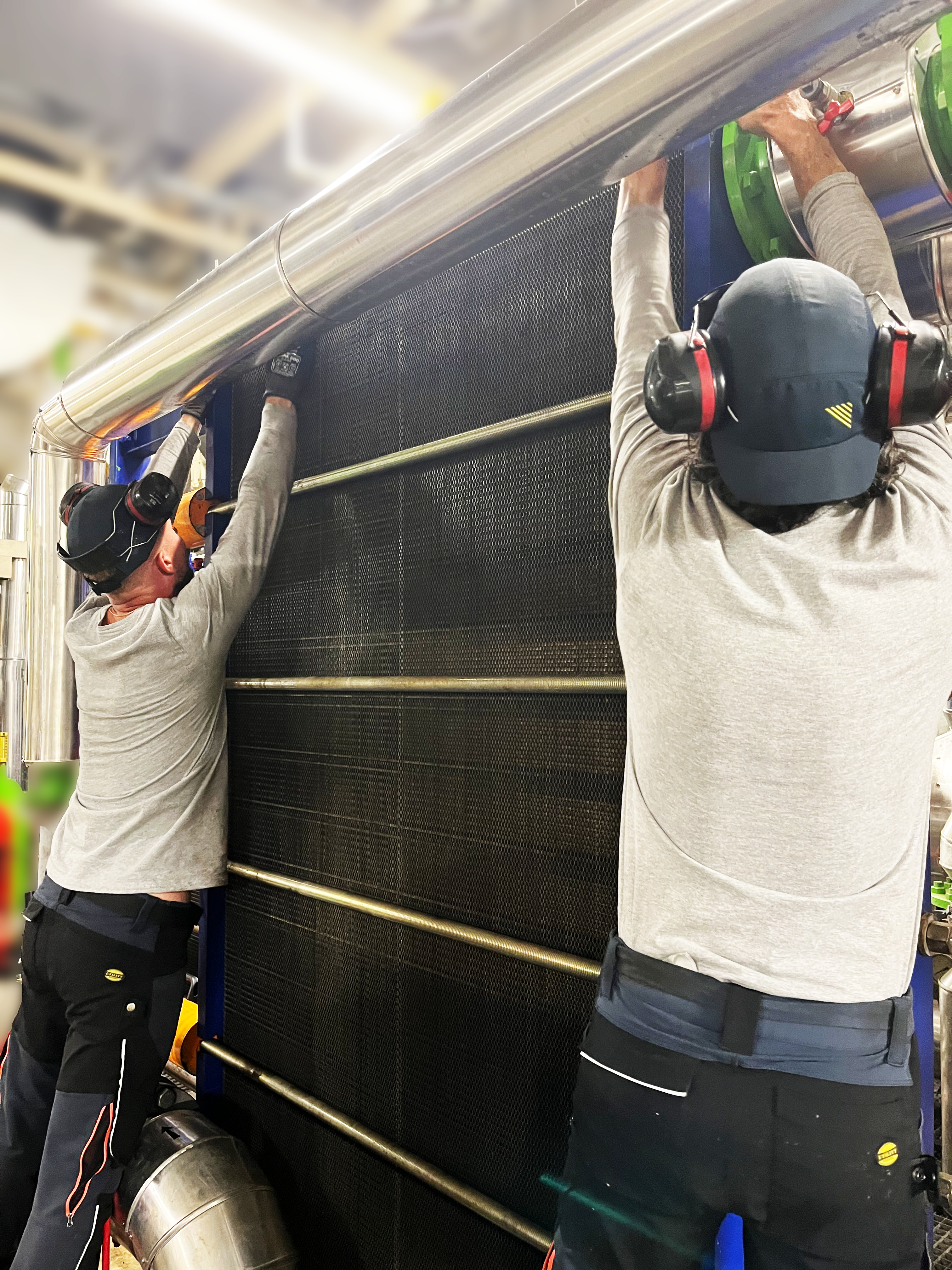 Maintenance d'échangeurs à plaques